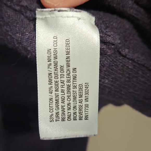 Merona Purple button up embellished cardigan - Picture 4 of 5